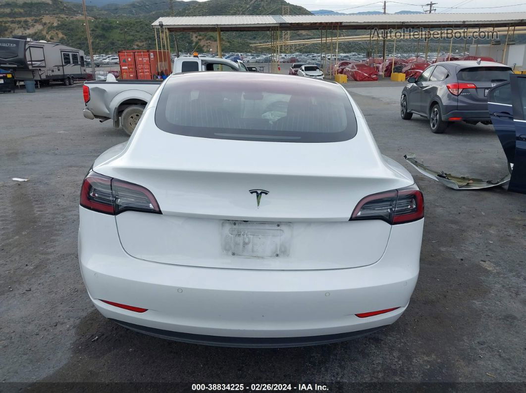 2018 Tesla Model 3 Long Range/mid Range White vin: 5YJ3E1EA3JF047516