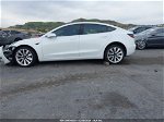 2018 Tesla Model 3 Long Range/mid Range White vin: 5YJ3E1EA3JF047516