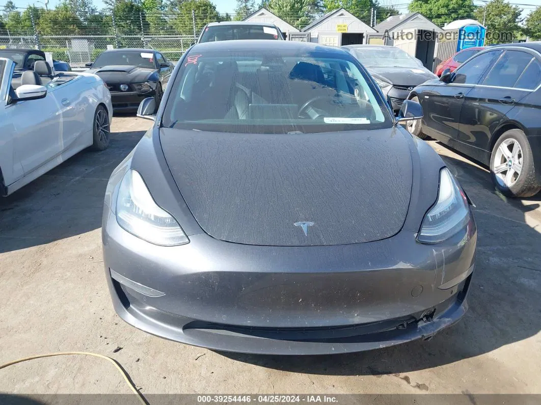 2018 Tesla Model 3 Long Range/mid Range Gray vin: 5YJ3E1EA3JF052764