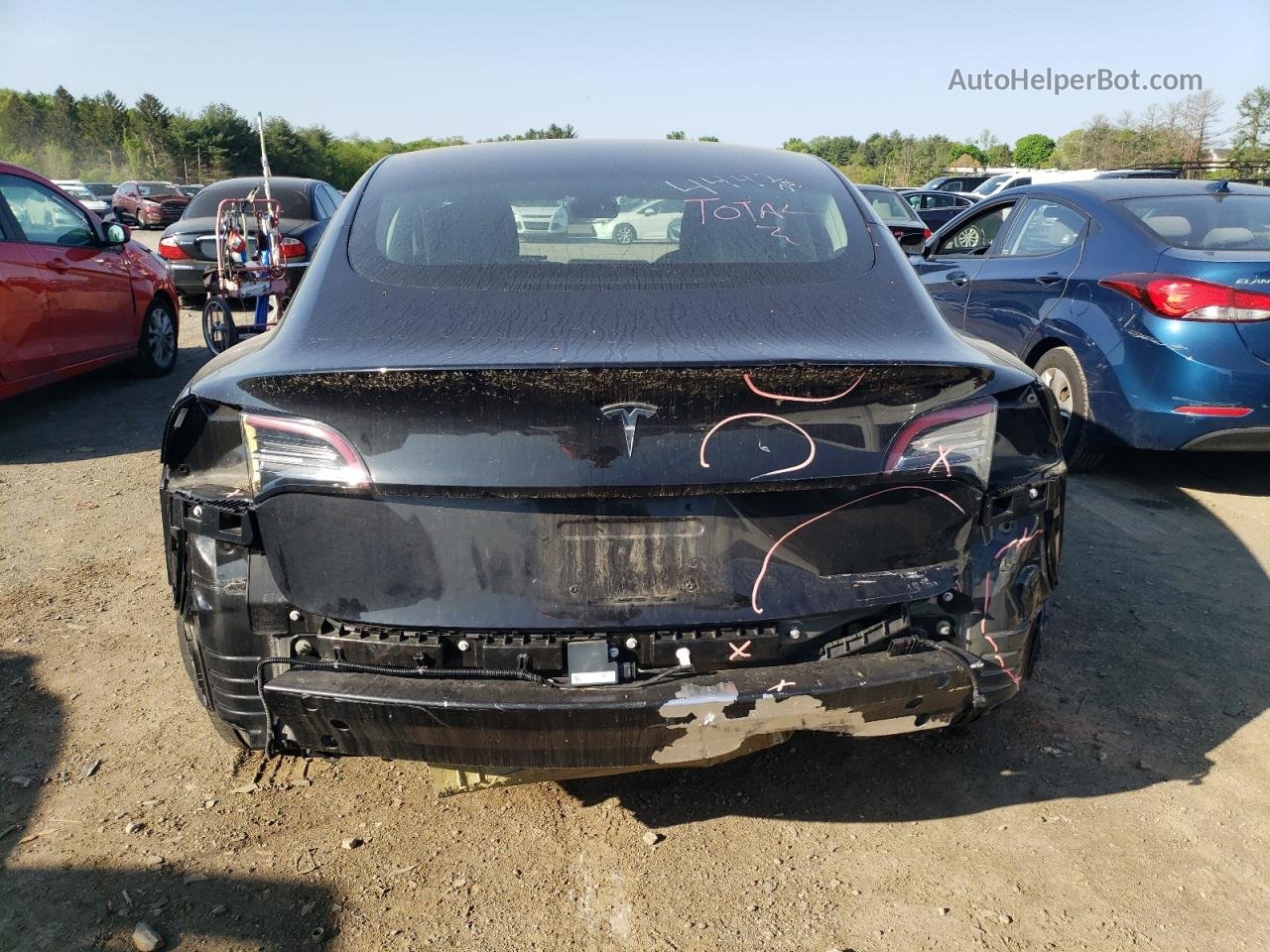 2018 Tesla Model 3  Black vin: 5YJ3E1EA3JF078362