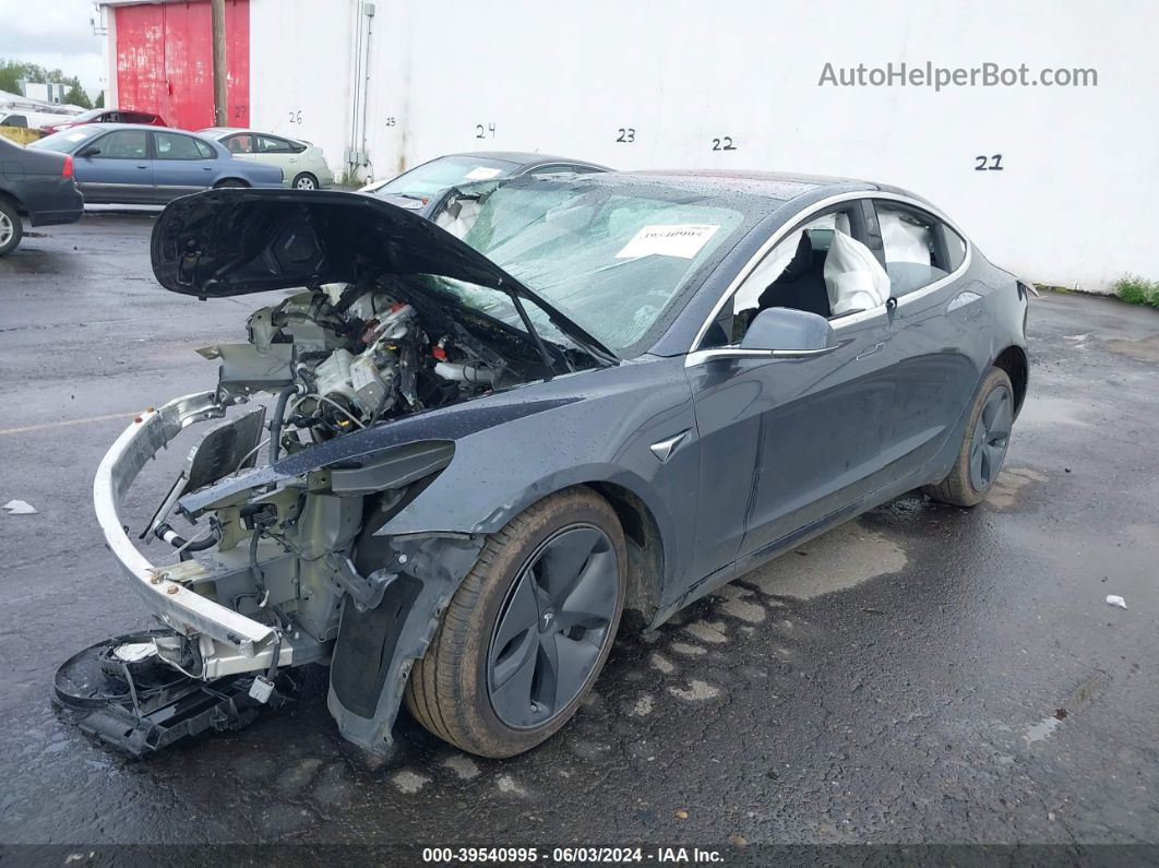 2018 Tesla Model 3 Long Range/mid Range Gray vin: 5YJ3E1EA3JF102112