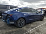 2018 Tesla Model 3  Синий vin: 5YJ3E1EA3JF124756