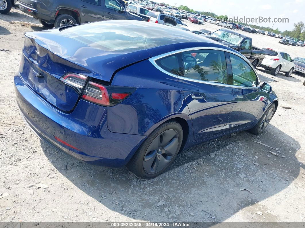 2018 Tesla Model 3 Long Range/mid Range Синий vin: 5YJ3E1EA3JF154274