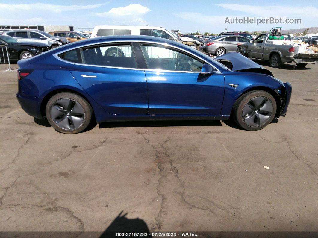 2018 Tesla Model 3 Range Battery Blue vin: 5YJ3E1EA3JF160186