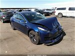 2018 Tesla Model 3 Range Battery Синий vin: 5YJ3E1EA3JF160186