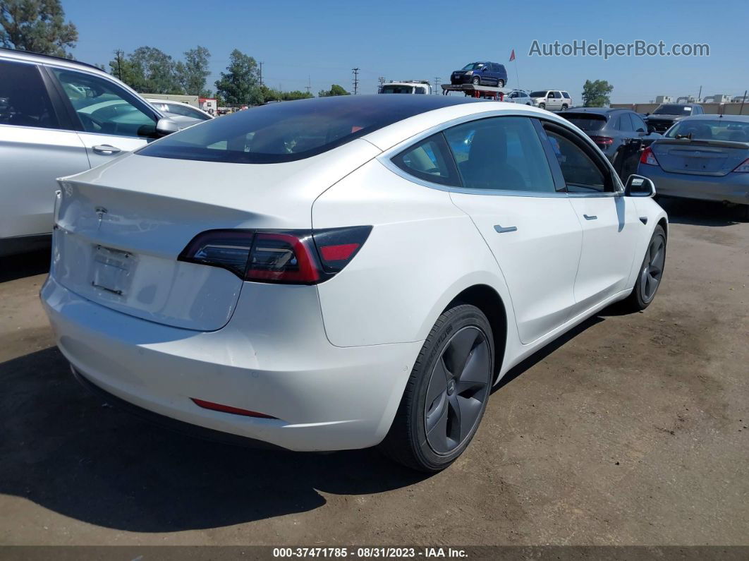 2018 Tesla Model 3 Range Battery White vin: 5YJ3E1EA3JF161872