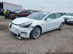 2018 Tesla Model 3 Long Range/mid Range White vin: 5YJ3E1EA3JF169616