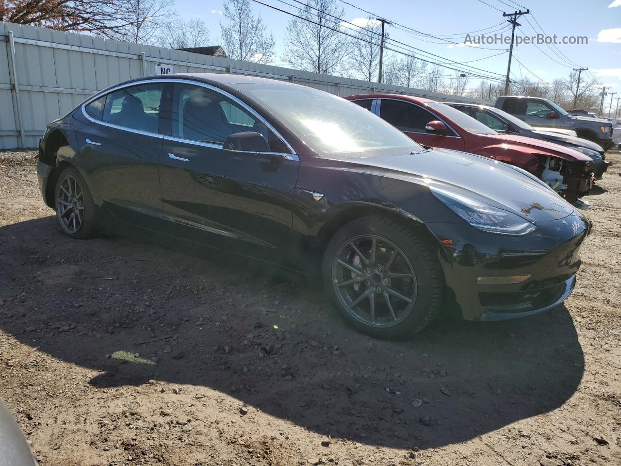 2019 Tesla Model 3  Черный vin: 5YJ3E1EA3KF296724