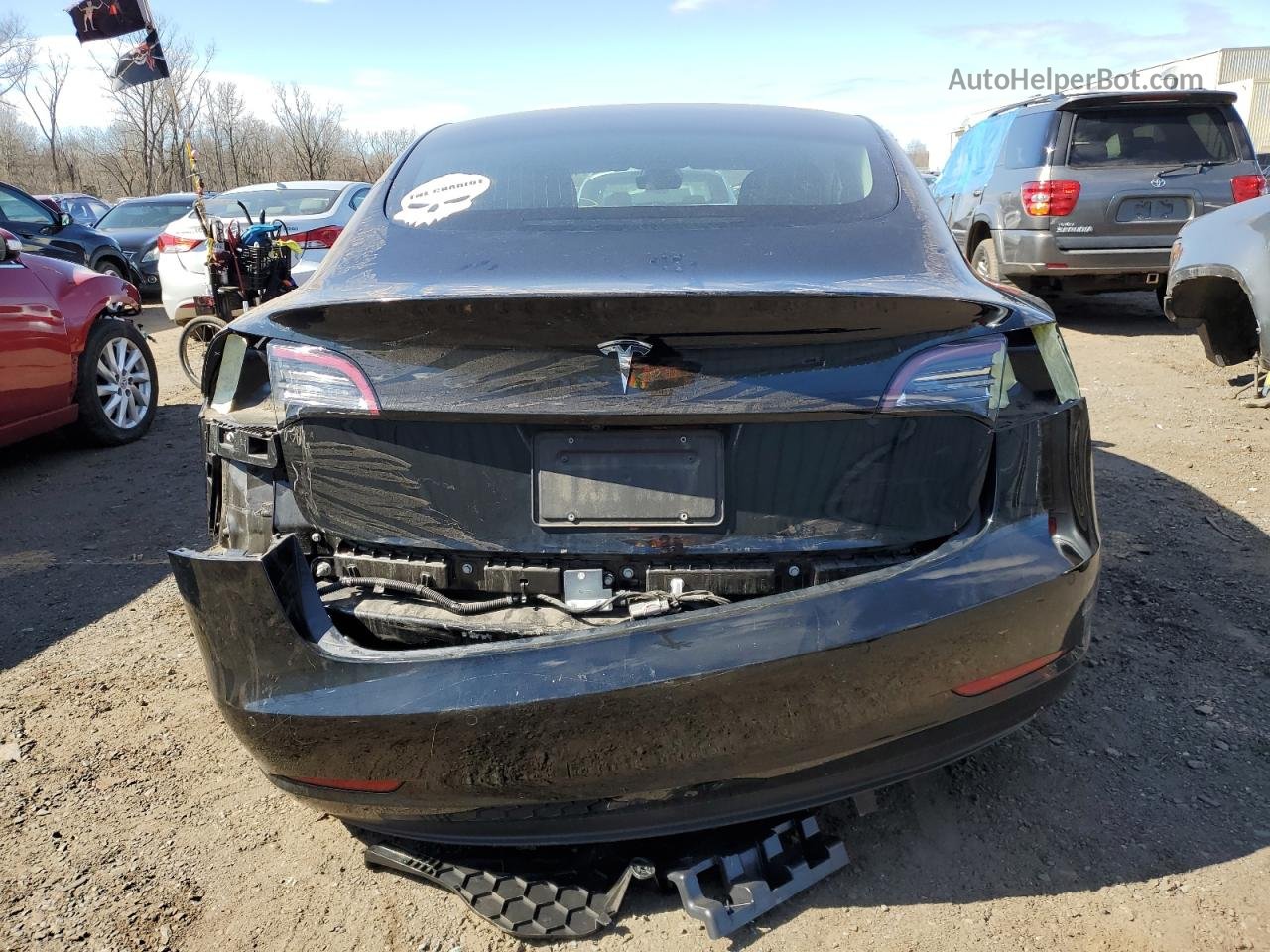2019 Tesla Model 3  Black vin: 5YJ3E1EA3KF296724