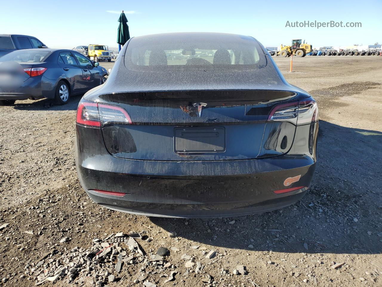 2019 Tesla Model 3  Black vin: 5YJ3E1EA3KF310198