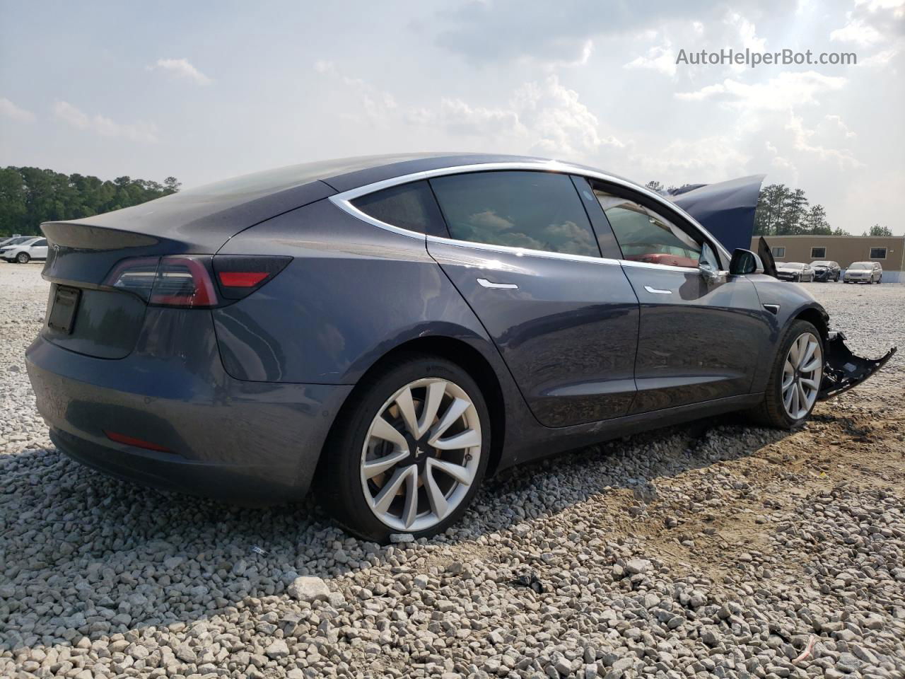 2019 Tesla Model 3  Purple vin: 5YJ3E1EA3KF311240