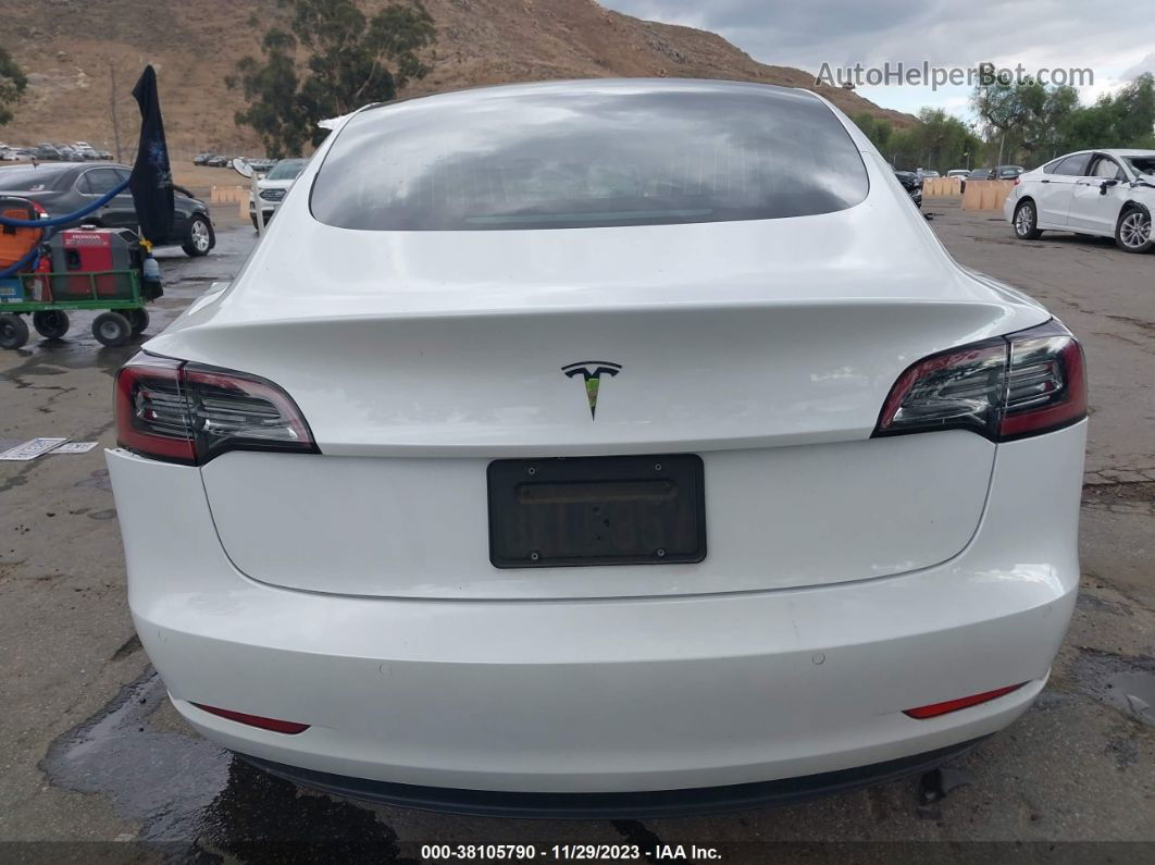 2019 Tesla Model 3 Standard Range/standard Range Plus/long Range/mid Range White vin: 5YJ3E1EA3KF317796