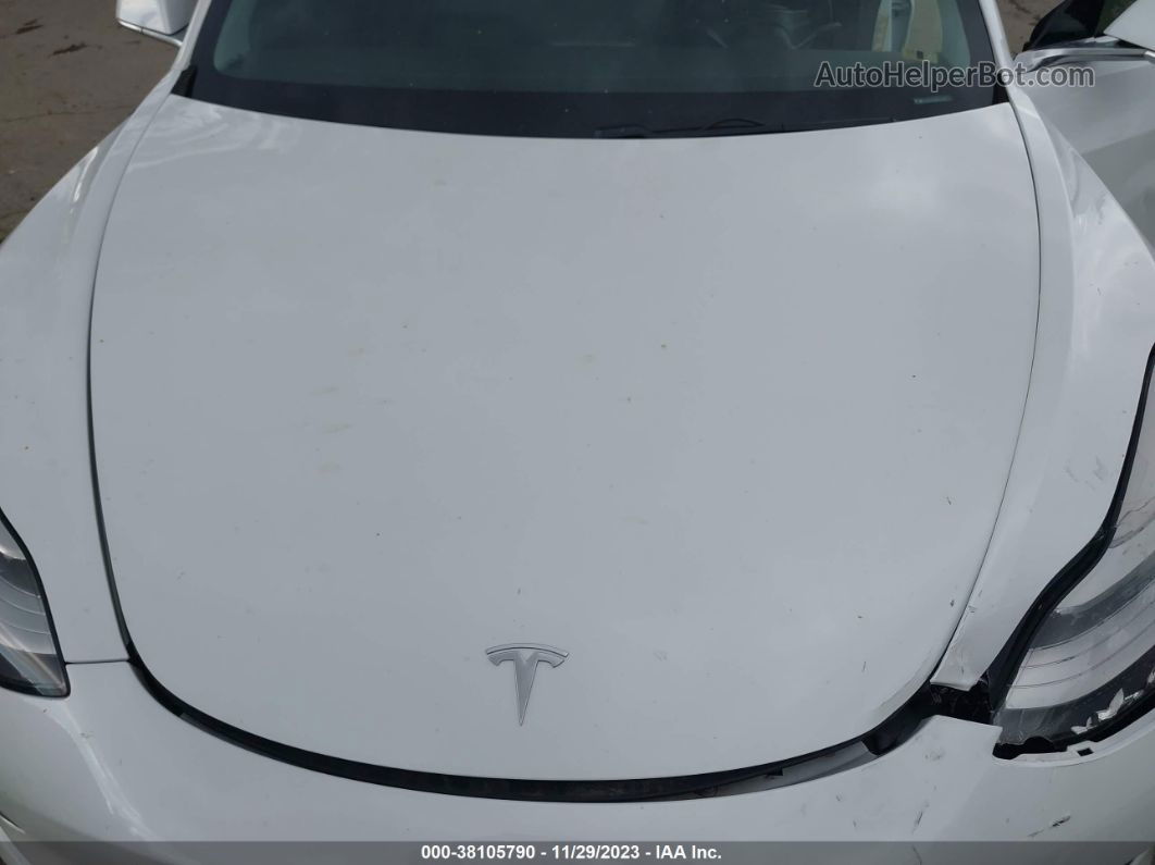 2019 Tesla Model 3 Standard Range/standard Range Plus/long Range/mid Range White vin: 5YJ3E1EA3KF317796