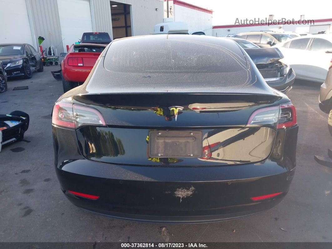 2019 Tesla Model 3 Range Black vin: 5YJ3E1EA3KF325090