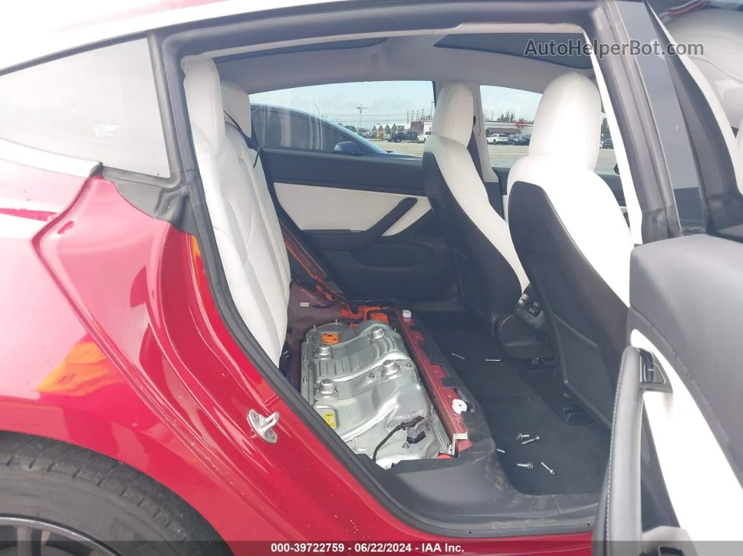 2019 Tesla Model 3   Red vin: 5YJ3E1EA3KF332394