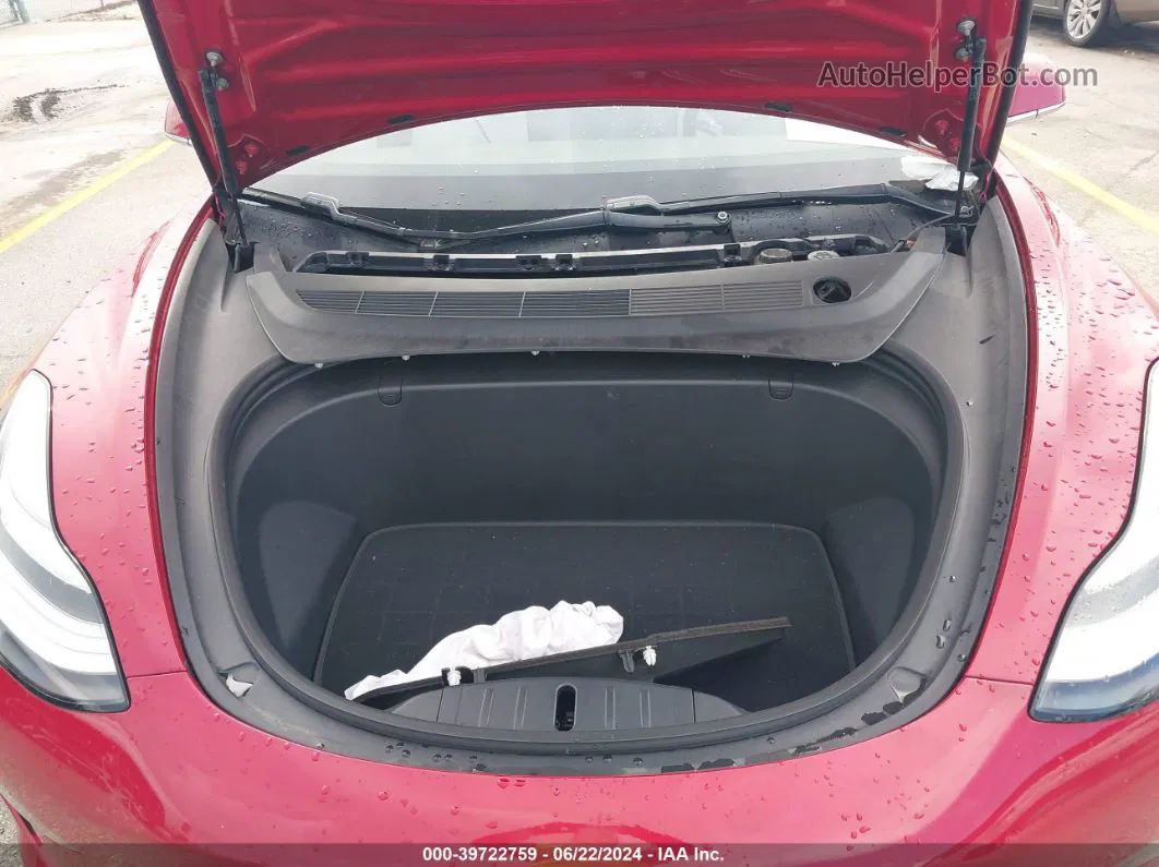 2019 Tesla Model 3   Red vin: 5YJ3E1EA3KF332394