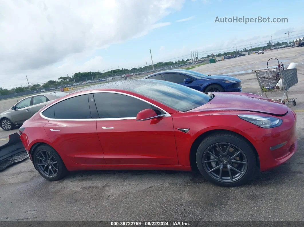2019 Tesla Model 3   Red vin: 5YJ3E1EA3KF332394