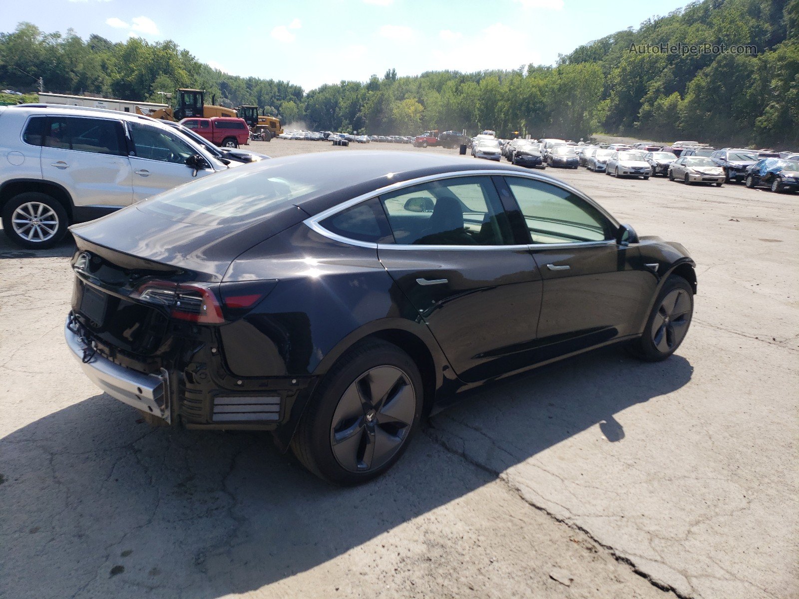2019 Tesla Model 3  Black vin: 5YJ3E1EA3KF395561