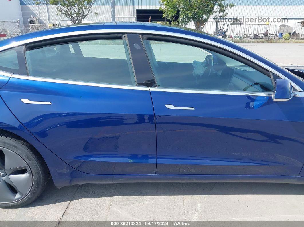 2019 Tesla Model 3 Long Range/mid Range/standard Range/standard Range Plus Dark Blue vin: 5YJ3E1EA3KF396760