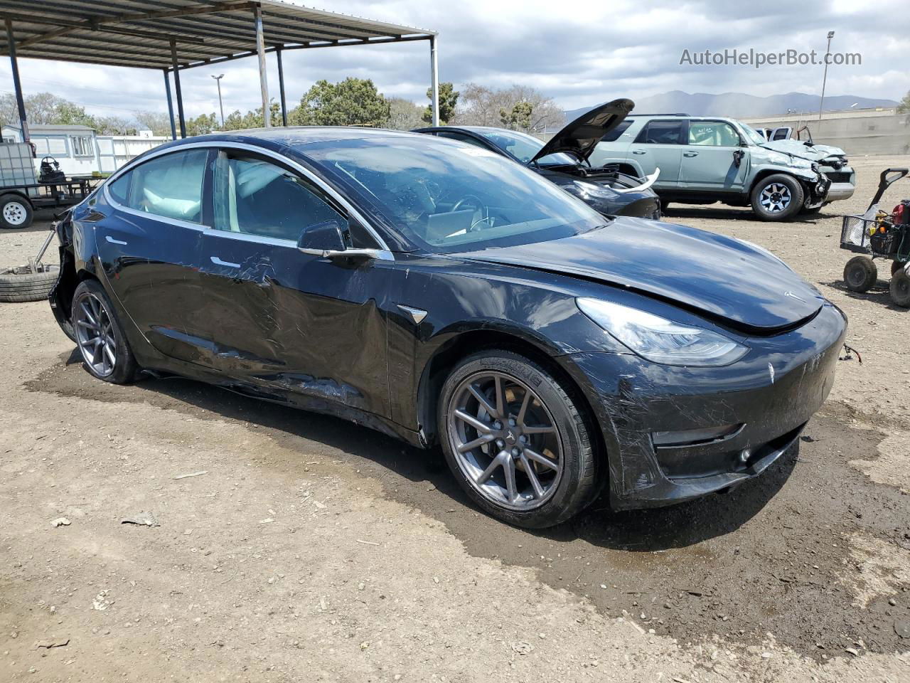 2019 Tesla Model 3  Black vin: 5YJ3E1EA3KF399108