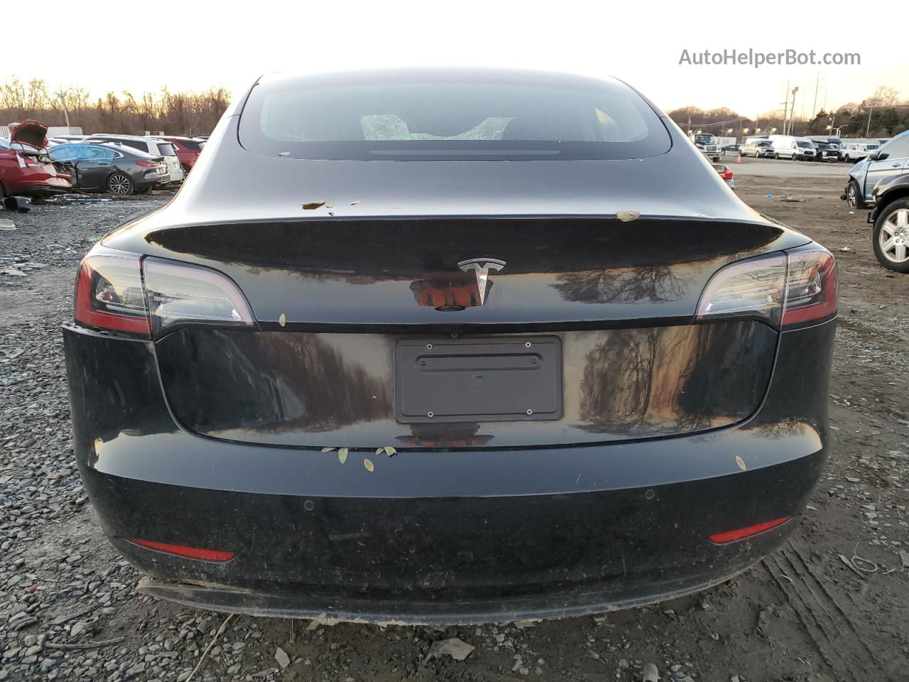 2019 Tesla Model 3  Black vin: 5YJ3E1EA3KF406364