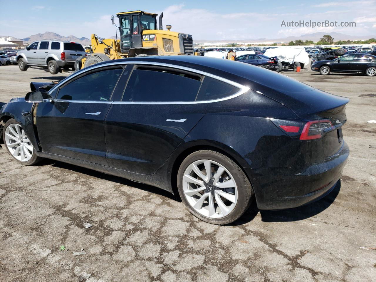 2019 Tesla Model 3  Черный vin: 5YJ3E1EA3KF412567