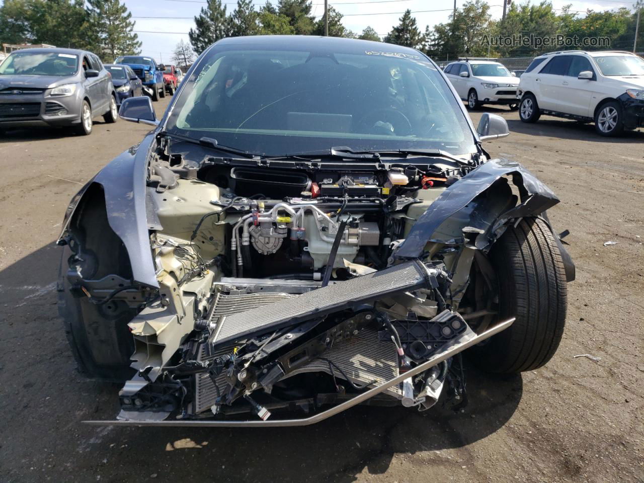 2019 Tesla Model 3  Gray vin: 5YJ3E1EA3KF416280