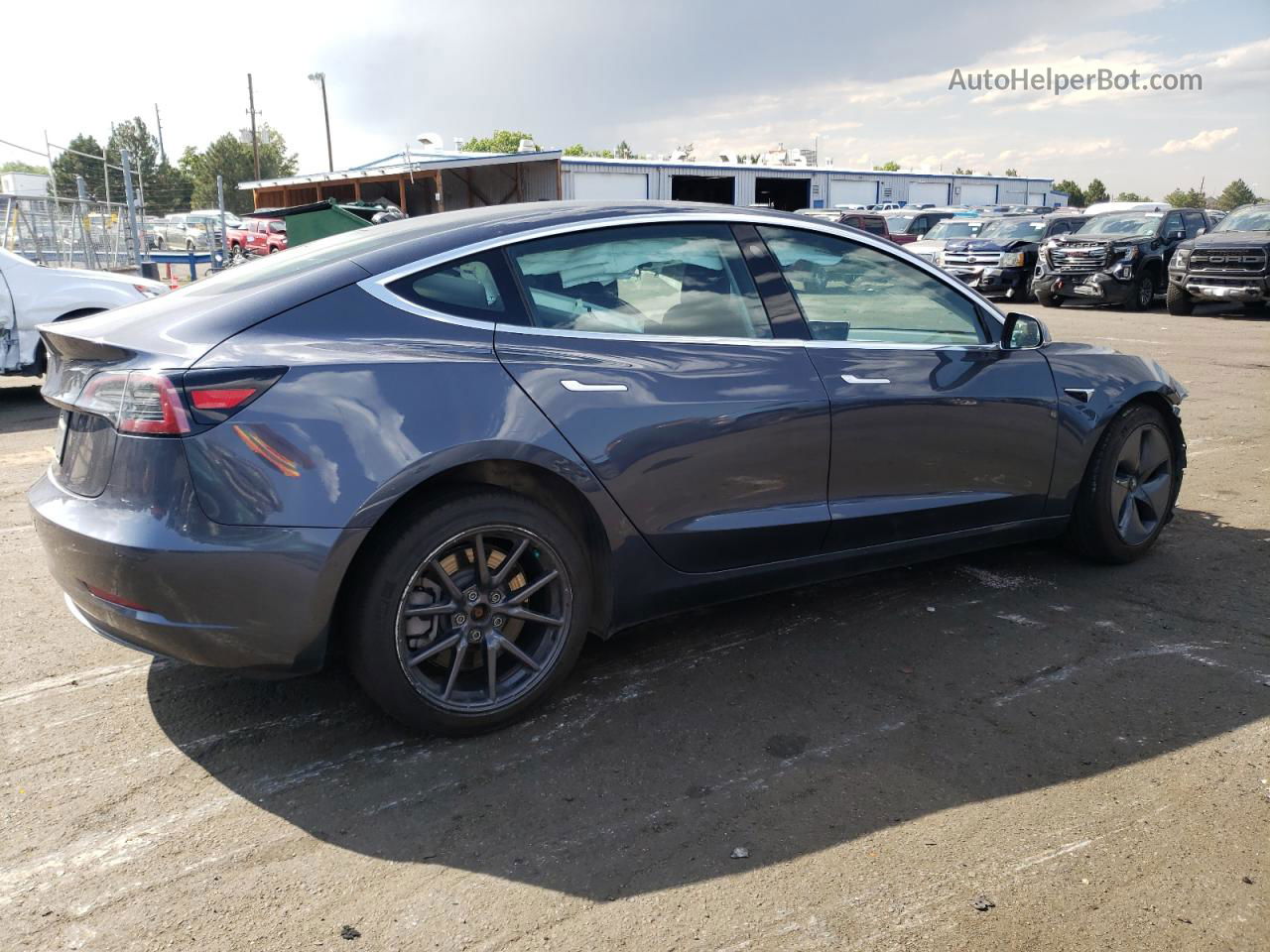 2019 Tesla Model 3  Серый vin: 5YJ3E1EA3KF416280