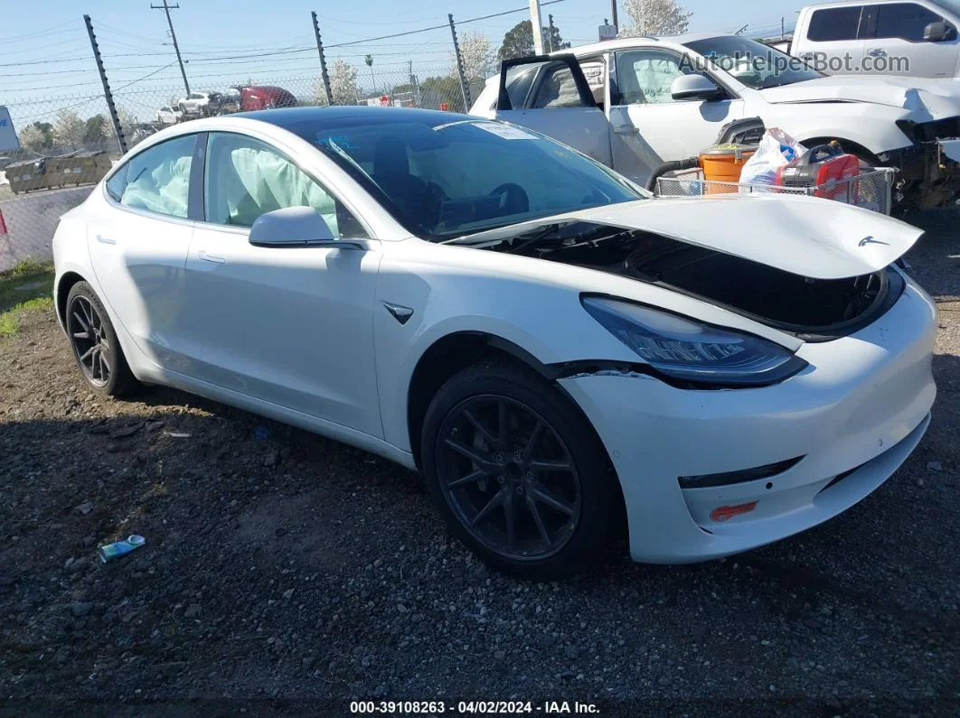 2019 Tesla Model 3 Long Range/mid Range/standard Range/standard Range Plus White vin: 5YJ3E1EA3KF425125