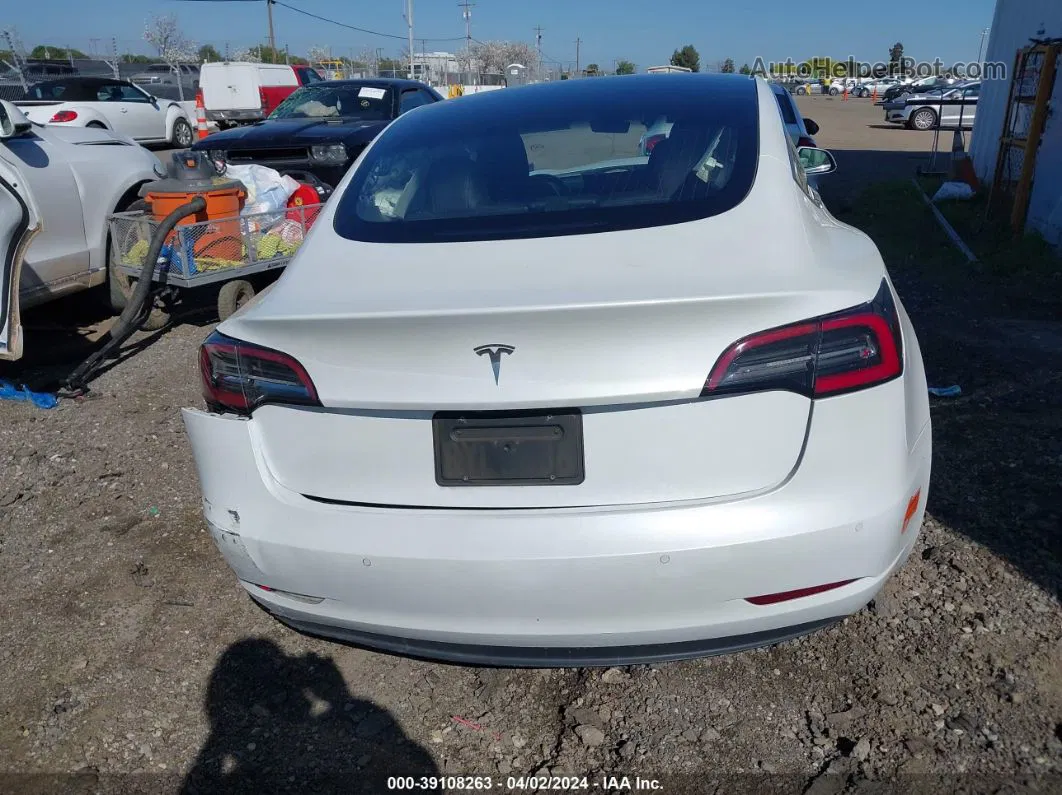 2019 Tesla Model 3 Long Range/mid Range/standard Range/standard Range Plus White vin: 5YJ3E1EA3KF425125