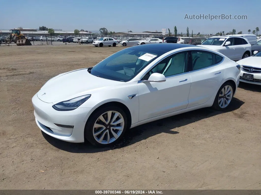 2019 Tesla Model 3 Long Range/mid Range/standard Range/standard Range Plus White vin: 5YJ3E1EA3KF429417