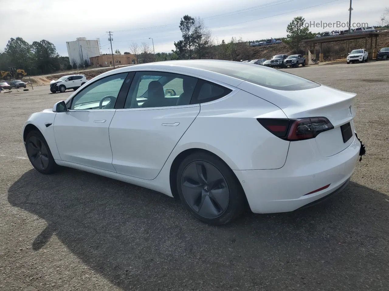 2020 Tesla Model 3  White vin: 5YJ3E1EA3LF504523