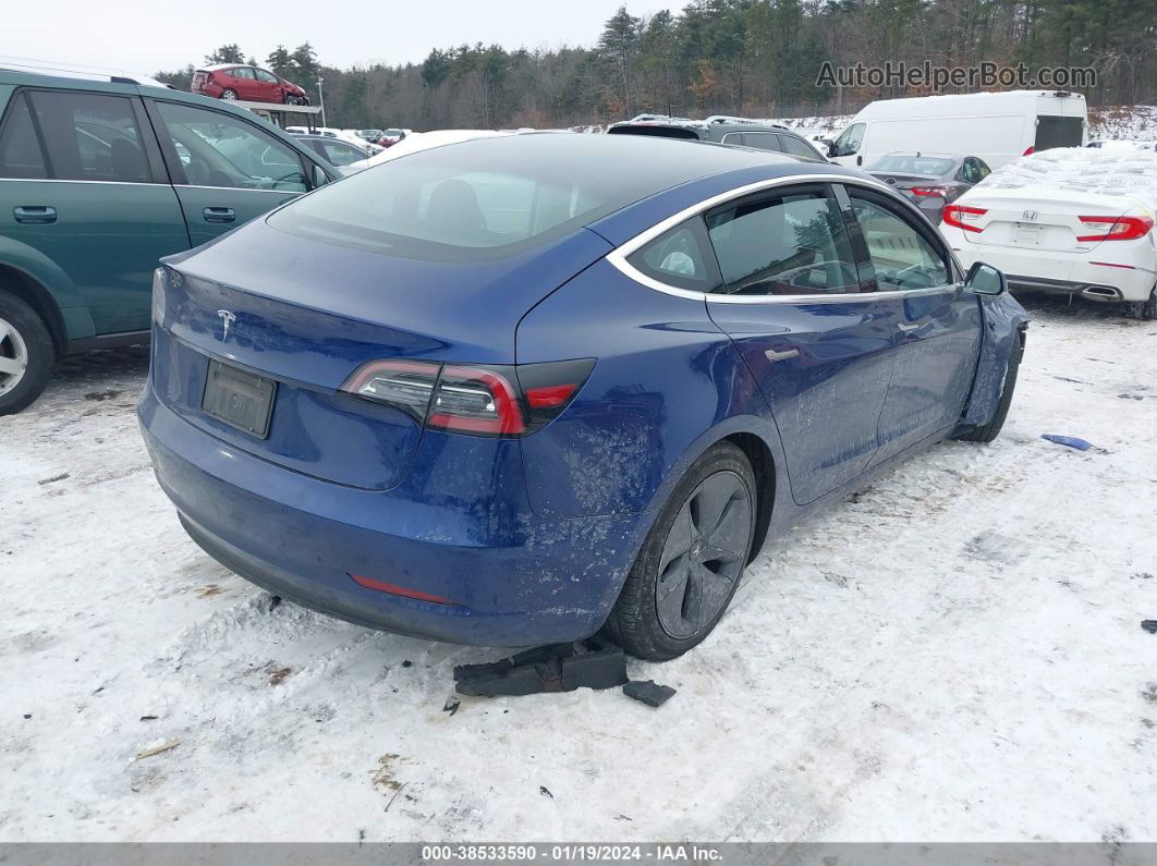 2020 Tesla Model 3 Standard Range Plus Rear-wheel Drive/standard Range Rear-wheel Drive Blue vin: 5YJ3E1EA3LF597317