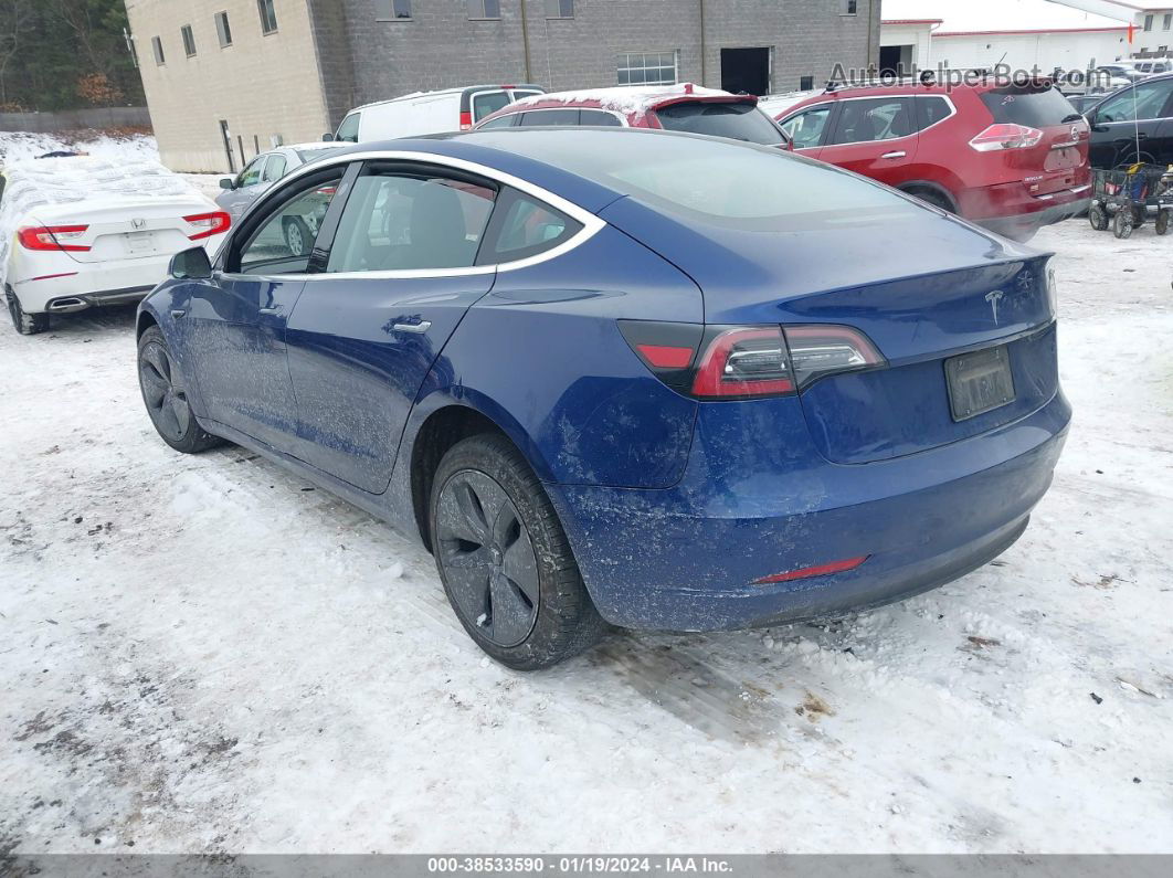 2020 Tesla Model 3 Standard Range Plus Rear-wheel Drive/standard Range Rear-wheel Drive Blue vin: 5YJ3E1EA3LF597317