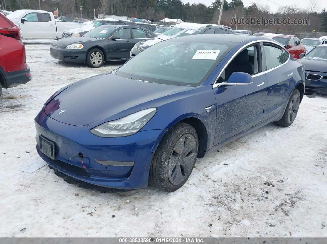 2020 Tesla Model 3 Standard Range Plus Rear-wheel Drive/standard Range Rear-wheel Drive Blue vin: 5YJ3E1EA3LF597317