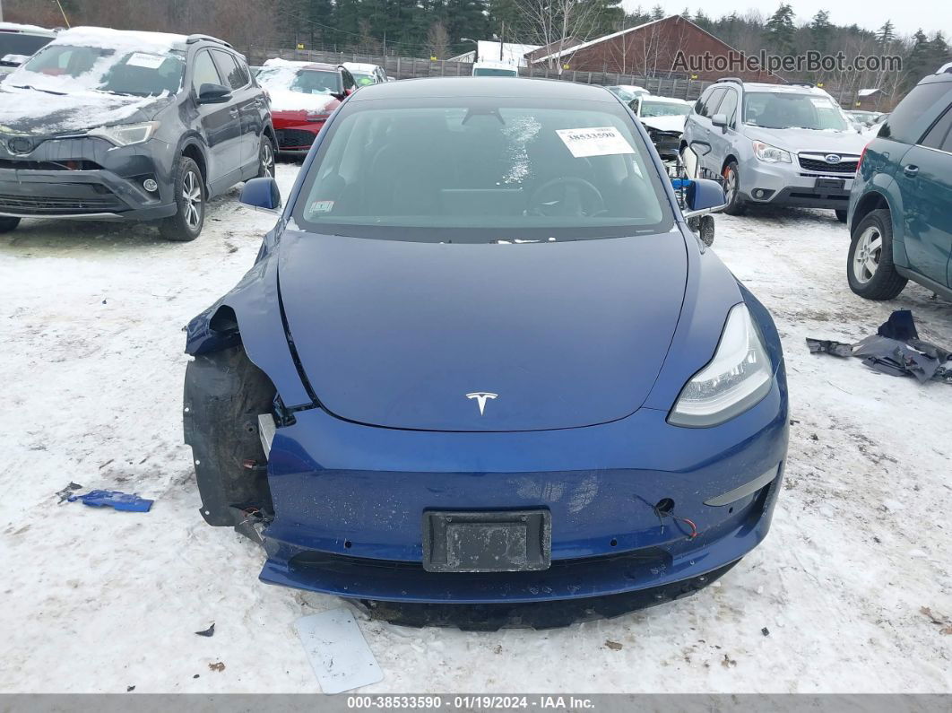 2020 Tesla Model 3 Standard Range Plus Rear-wheel Drive/standard Range Rear-wheel Drive Blue vin: 5YJ3E1EA3LF597317