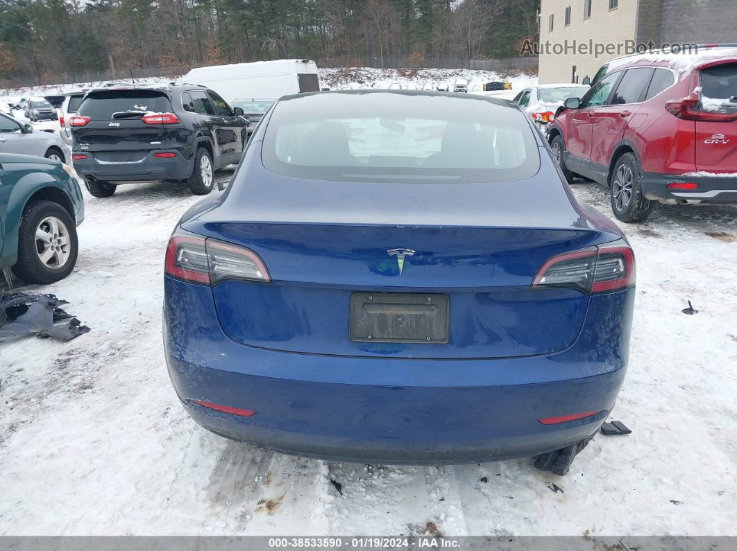 2020 Tesla Model 3 Standard Range Plus Rear-wheel Drive/standard Range Rear-wheel Drive Синий vin: 5YJ3E1EA3LF597317