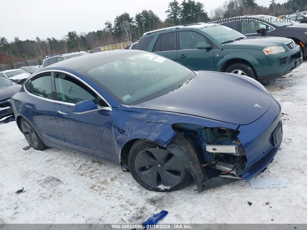 2020 Tesla Model 3 Standard Range Plus Rear-wheel Drive/standard Range Rear-wheel Drive Blue vin: 5YJ3E1EA3LF597317