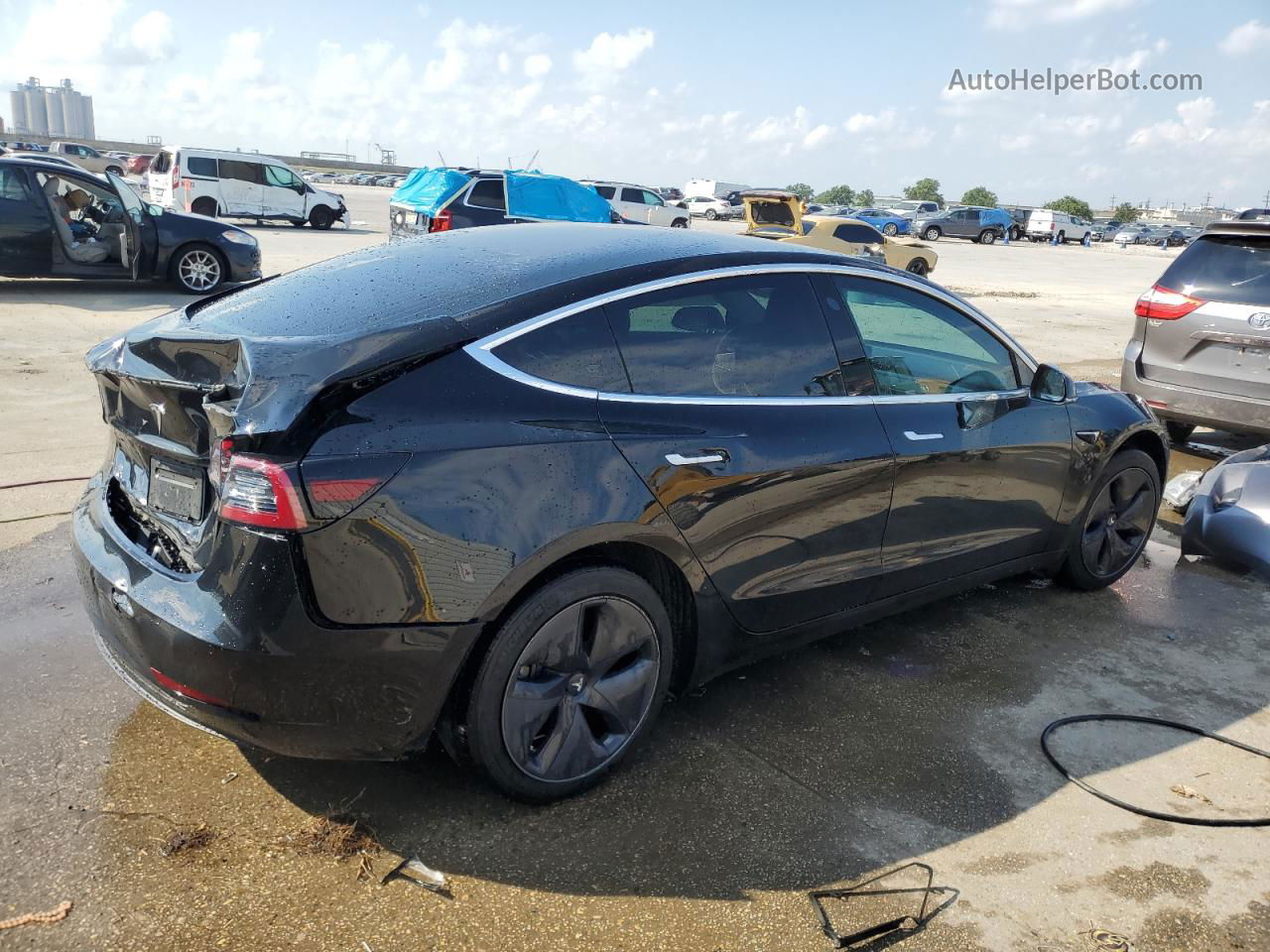 2020 Tesla Model 3  Black vin: 5YJ3E1EA3LF611295