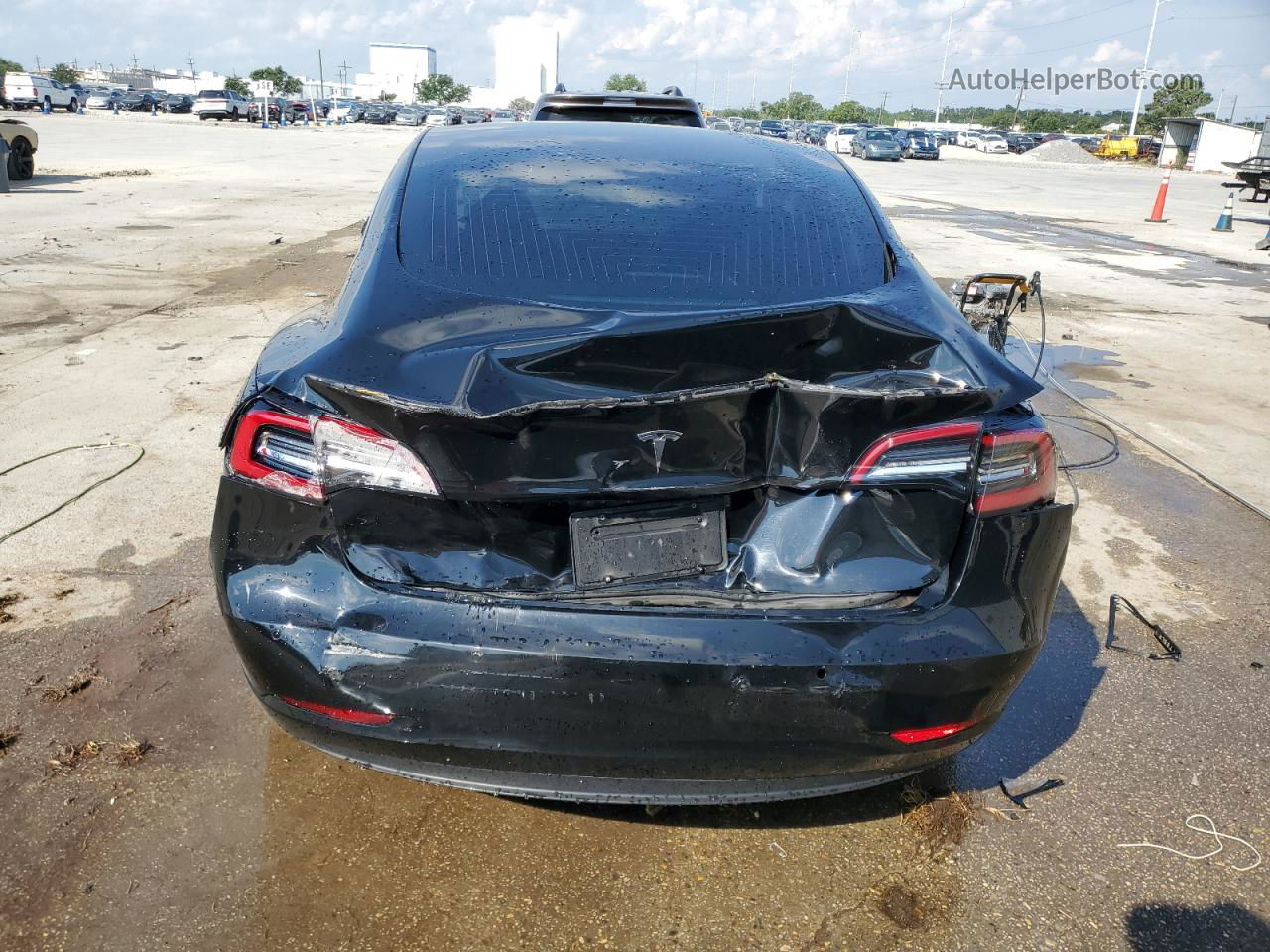 2020 Tesla Model 3  Black vin: 5YJ3E1EA3LF611295