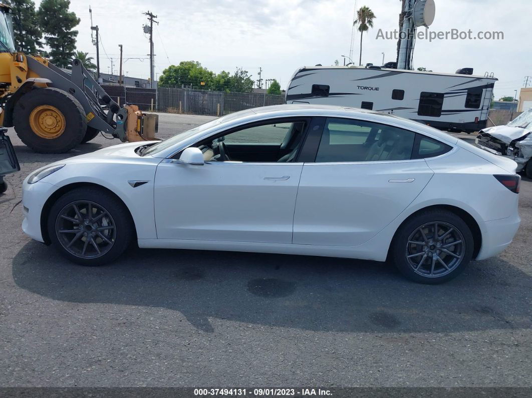 2020 Tesla Model 3 Standard Range Plus Rear-wheel Drive/standard Range Rear-wheel Drive White vin: 5YJ3E1EA3LF631580