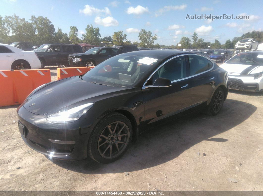 2020 Tesla Model 3 Standard Range Black vin: 5YJ3E1EA3LF643843