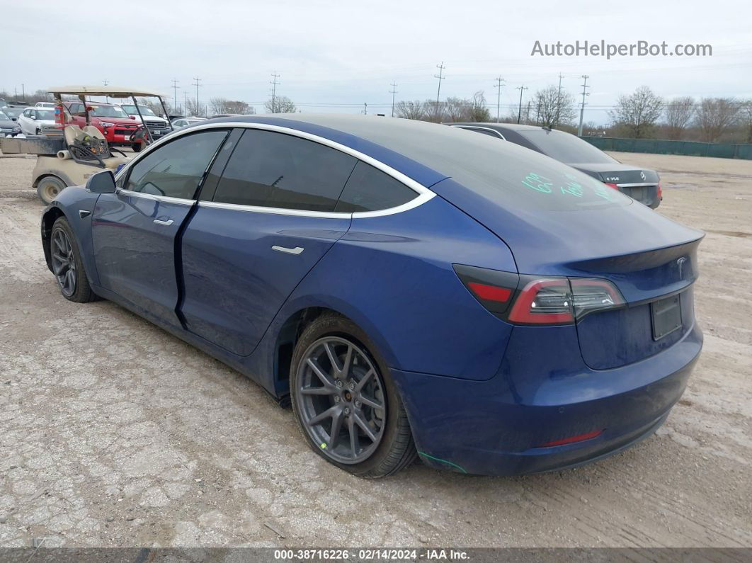 2020 Tesla Model 3 Standard Range Plus Rear-wheel Drive/standard Range Rear-wheel Drive Blue vin: 5YJ3E1EA3LF705967