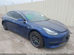 2020 Tesla Model 3 Standard Range Plus Rear-wheel Drive/standard Range Rear-wheel Drive Blue vin: 5YJ3E1EA3LF705967