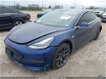 2020 Tesla Model 3 Standard Range Plus Rear-wheel Drive/standard Range Rear-wheel Drive Blue vin: 5YJ3E1EA3LF705967