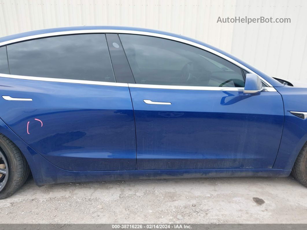 2020 Tesla Model 3 Standard Range Plus Rear-wheel Drive/standard Range Rear-wheel Drive Blue vin: 5YJ3E1EA3LF705967