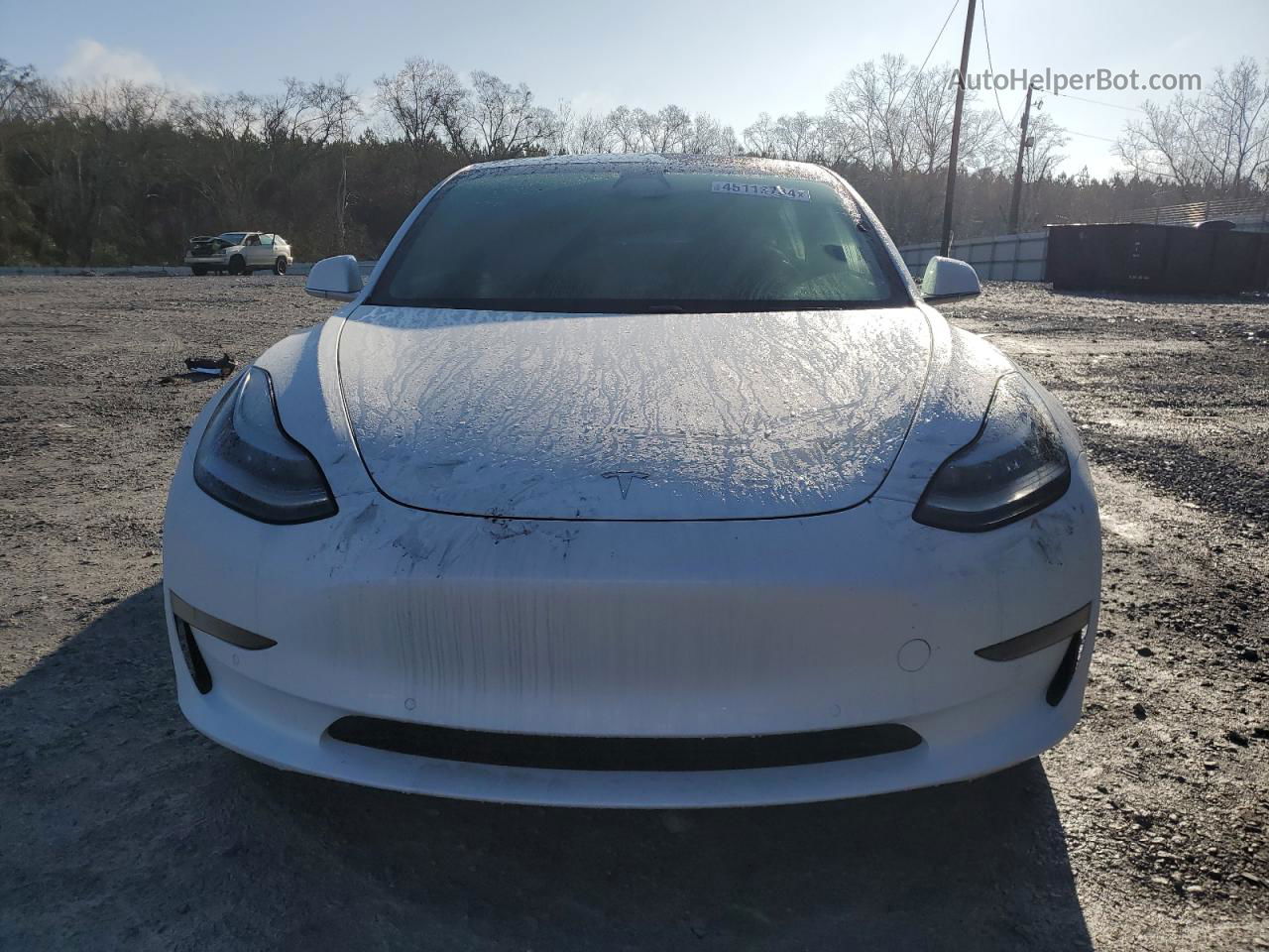 2020 Tesla Model 3  White vin: 5YJ3E1EA3LF706262