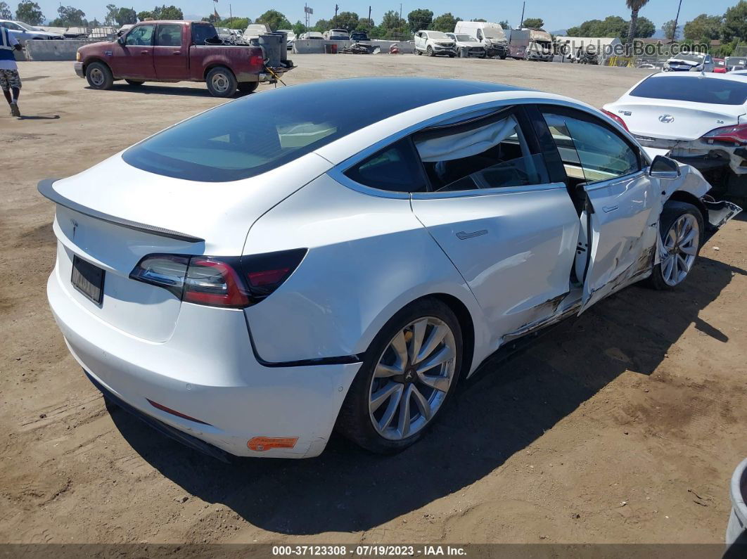 2020 Tesla Model 3 Standard Range White vin: 5YJ3E1EA3LF709100