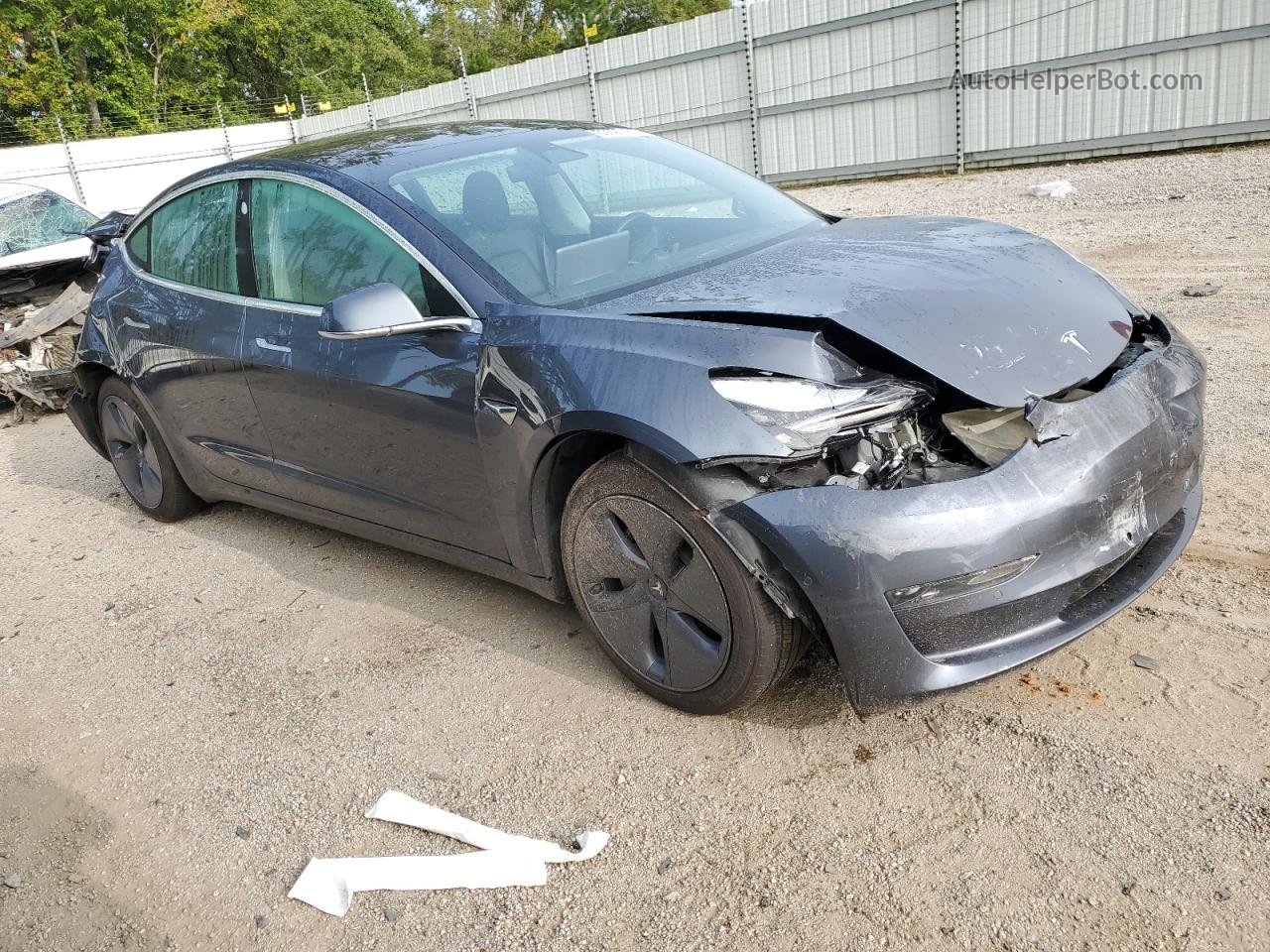 2020 Tesla Model 3  Серый vin: 5YJ3E1EA3LF736667