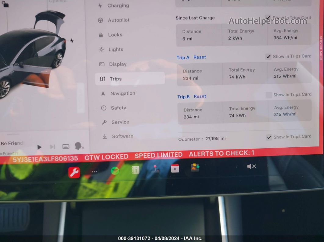 2020 Tesla Model 3 Standard Range Plus Rear-wheel Drive/standard Range Rear-wheel Drive Gray vin: 5YJ3E1EA3LF806135